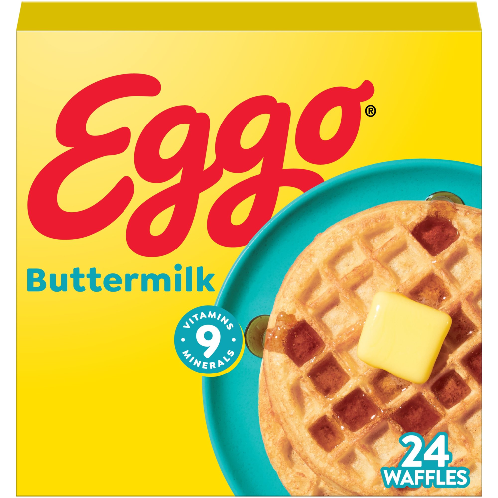Eggo Waffles Buttermilk 24CT 29.6oz Box