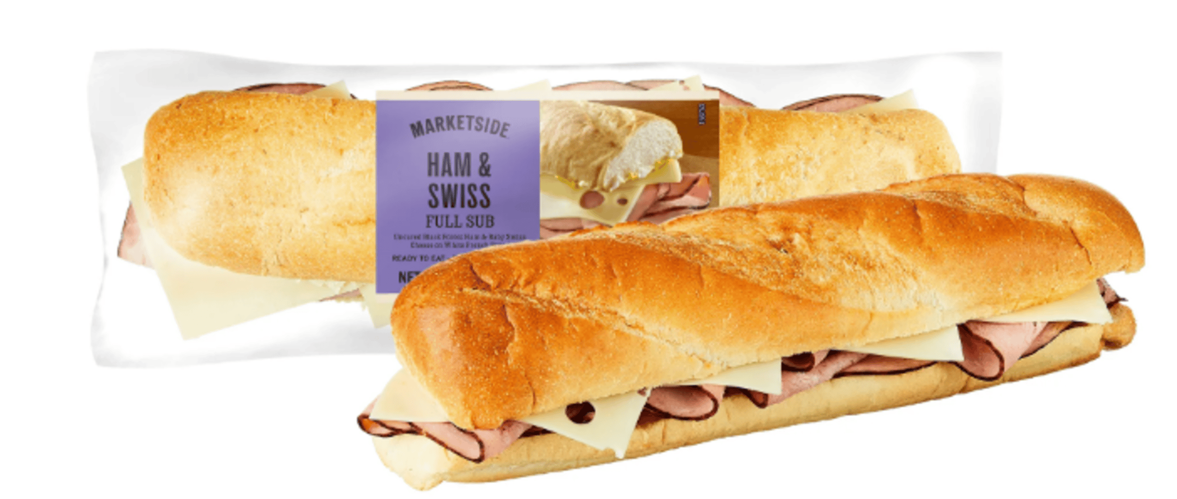 Marketside Black Forest Ham & Baby Swiss Sub, Full 14oz