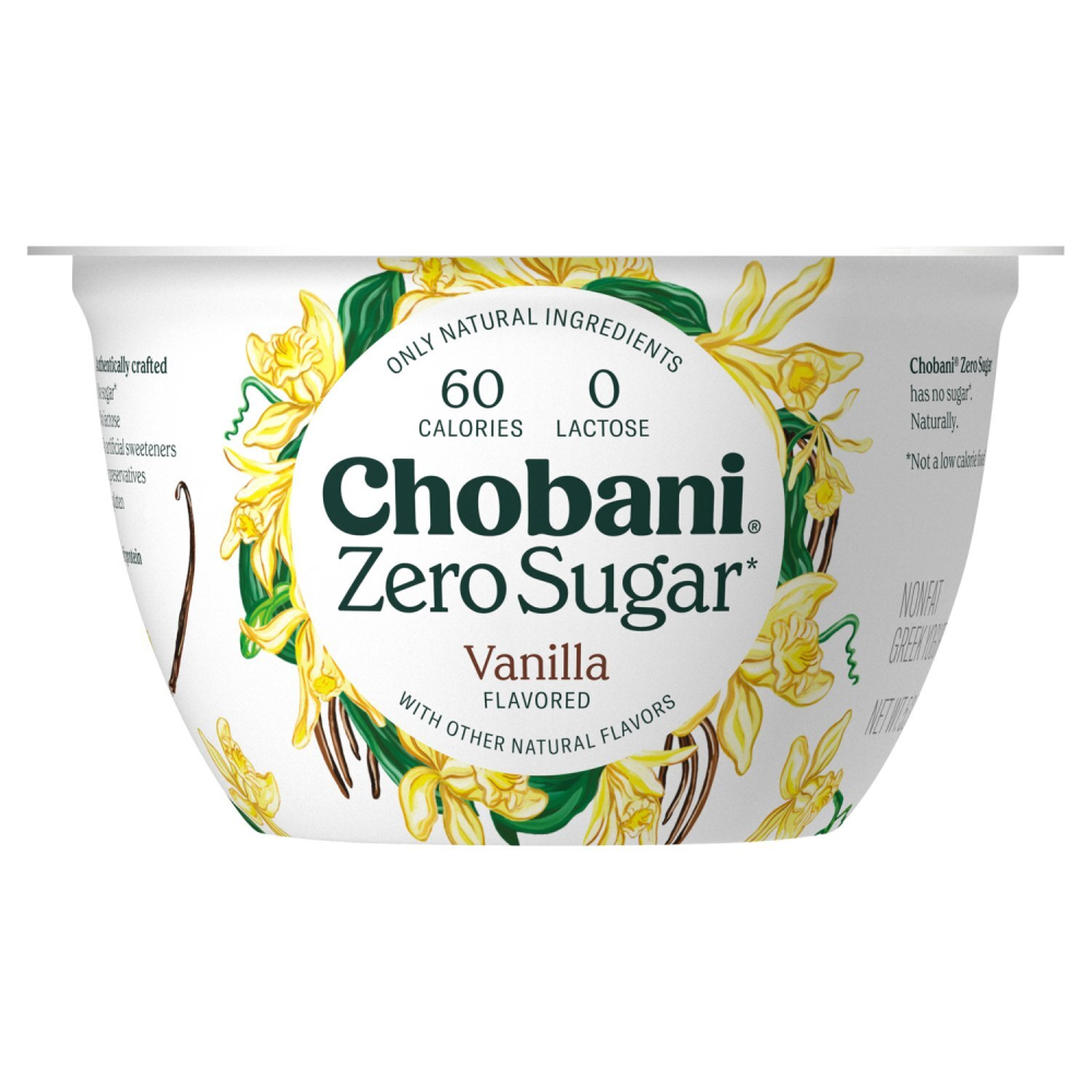 Chobani Zero Sugar Vanilla Flavor 5.3 oz