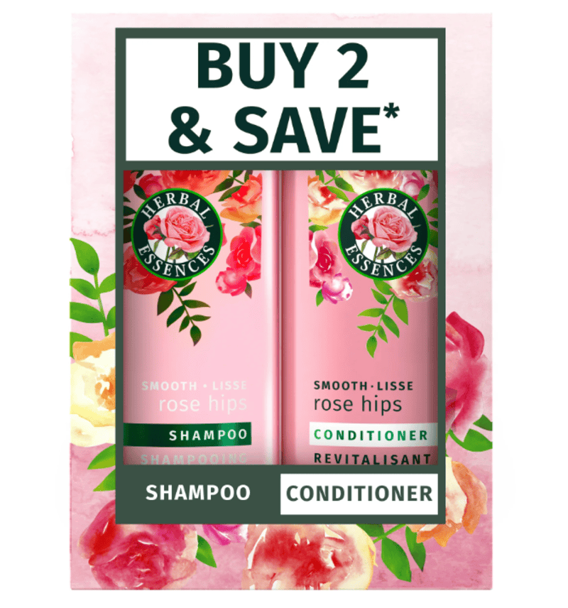 Herbal Essences Shampoo and Conditioner Set  All Hair Types  Rose Hips  13.5 Fl Oz 2 Ct