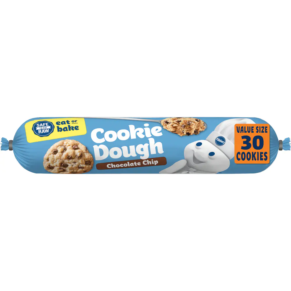 Pillsbury Ready to Bake Chocolate Chip Cookie Dough  Value Size  30 Oz