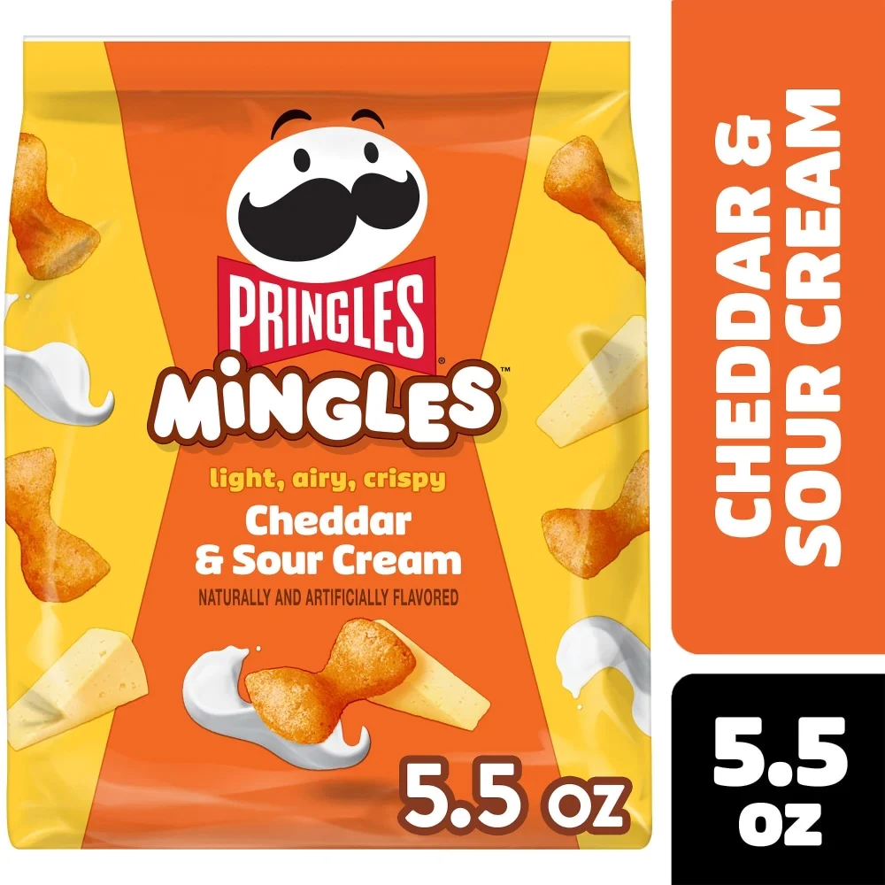 Pringles Mingles Cheddar & Sour Cream 5.5 Oz 
