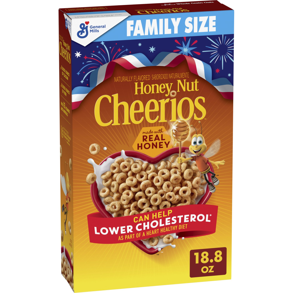 General Mills Honey Nut Cheerios 18.8 oz Box