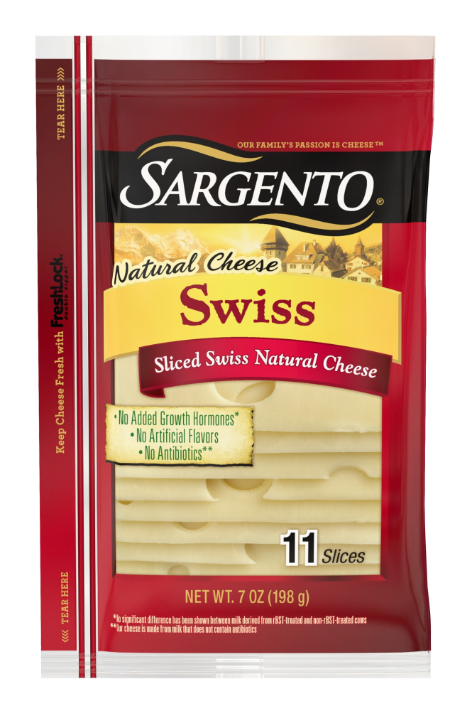 Sargento Sliced Swiss Natural Cheese 11 Slices 7.5oz