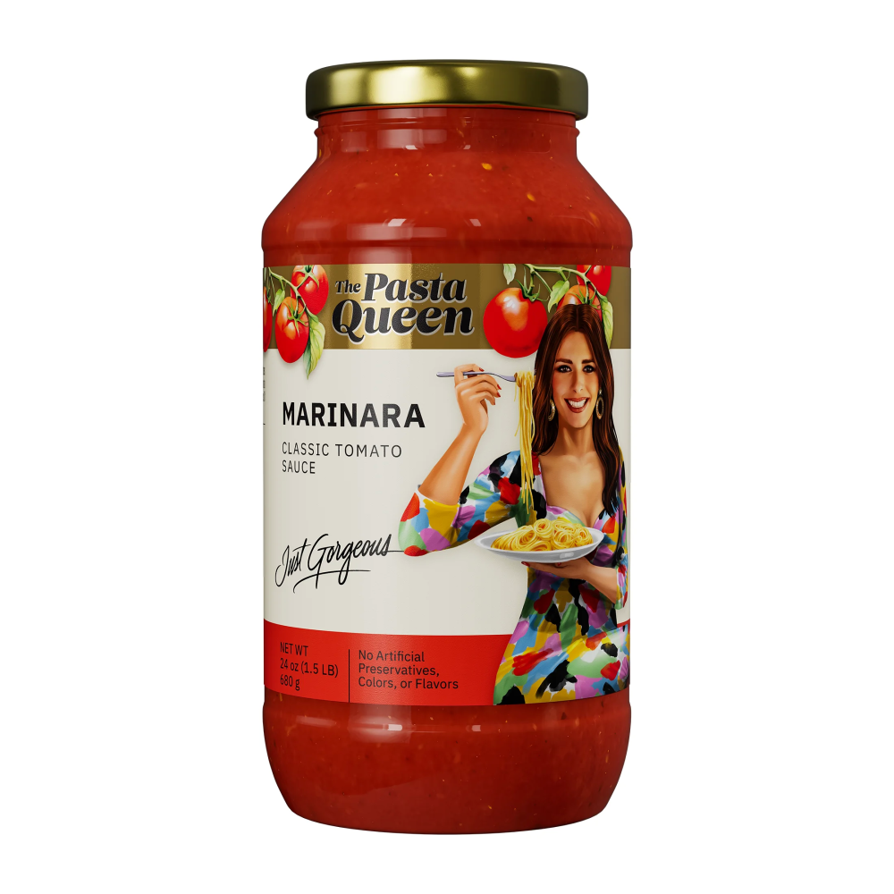 The Pasta Queen Marinara Sauce 24 Oz Jar
