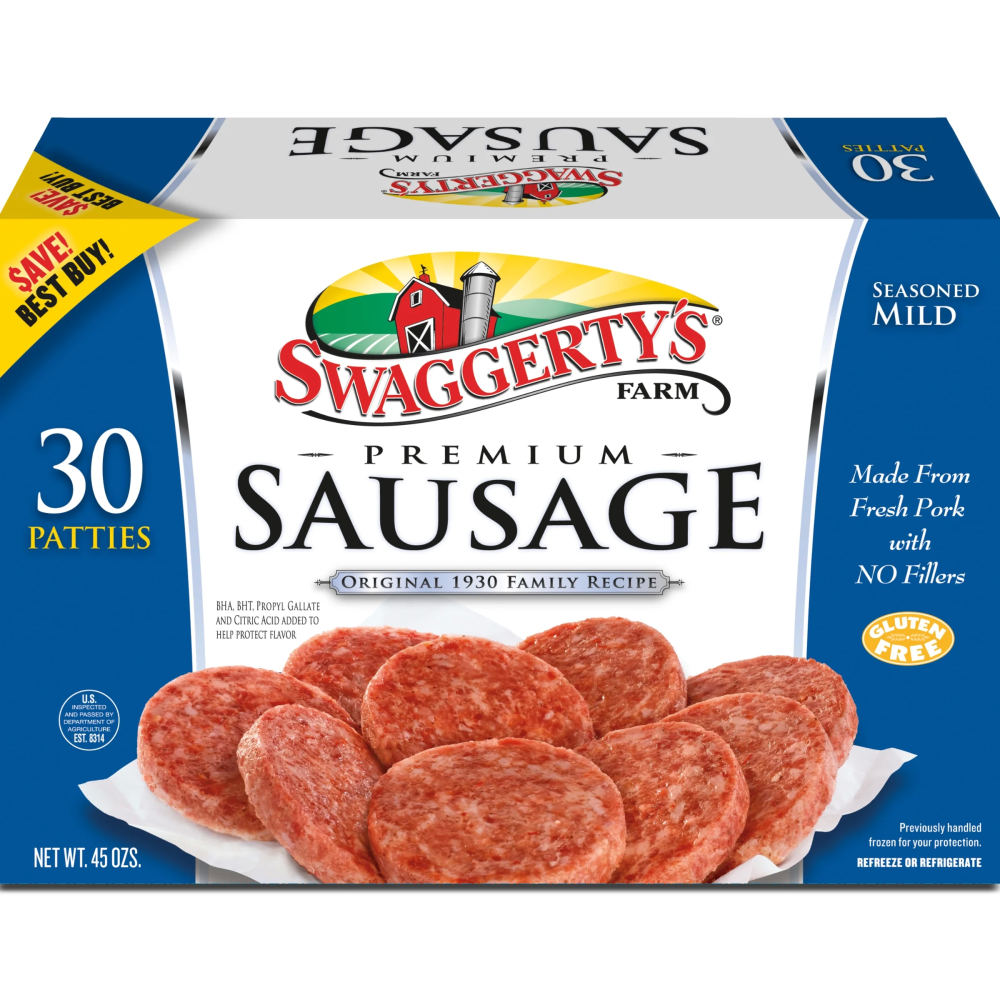 Swaggerty's Premium Breakfast Sausage 45 Oz