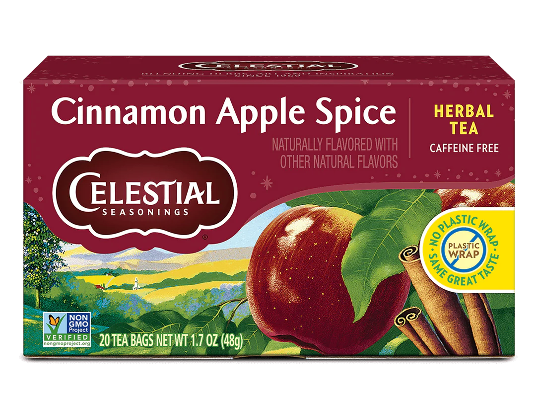 Celestial Seasonings Cinnamon Apple Spice Tea, 20 Ct Bags