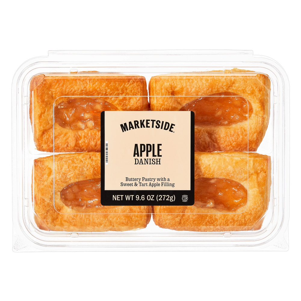 Marketside Apple Danish 4 Count