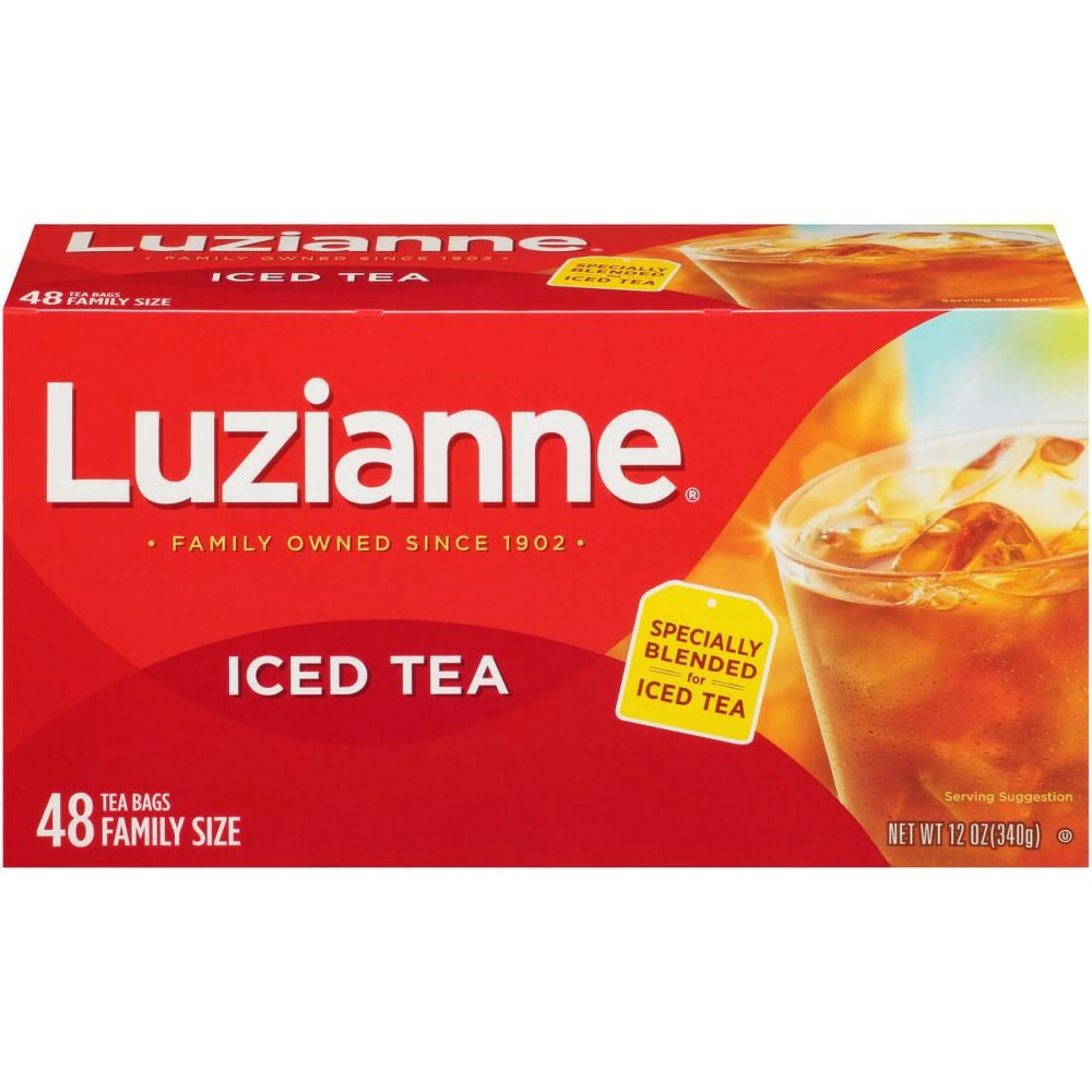 Luzianne Black Iced Tea Bags 48 Count