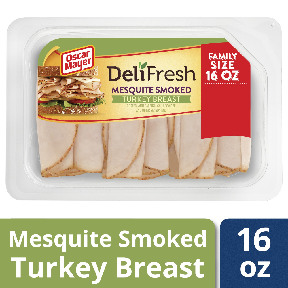 Oscar Mayer Deli Fresh Mesquite Smoked Turkey Breast 16 Oz
