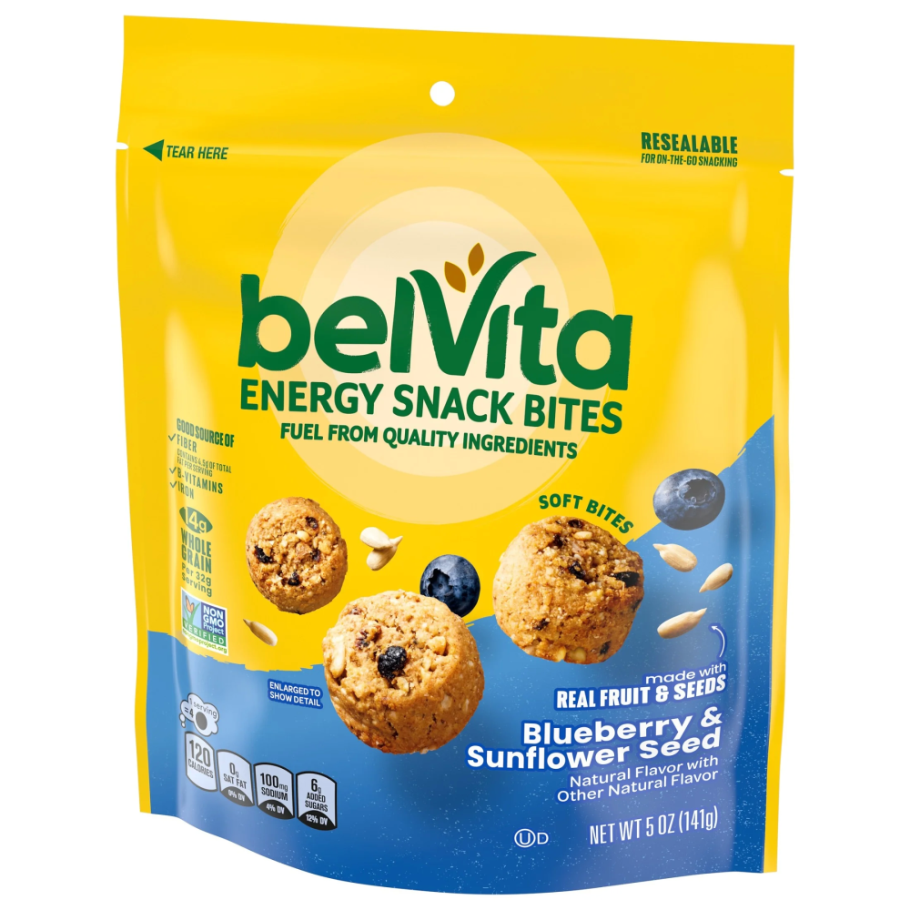 BelVita Blueberry & Sunflower Seed Energy Snack Bites - 5oz