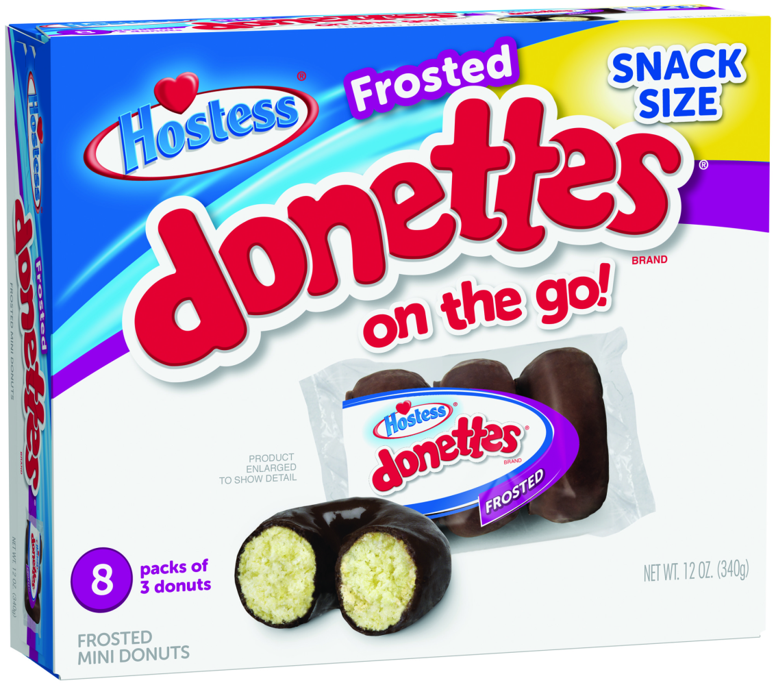 HOSTESS Frosted DONETTES Donuts On The Go Snack Pack, 8 Count 12.0 Oz