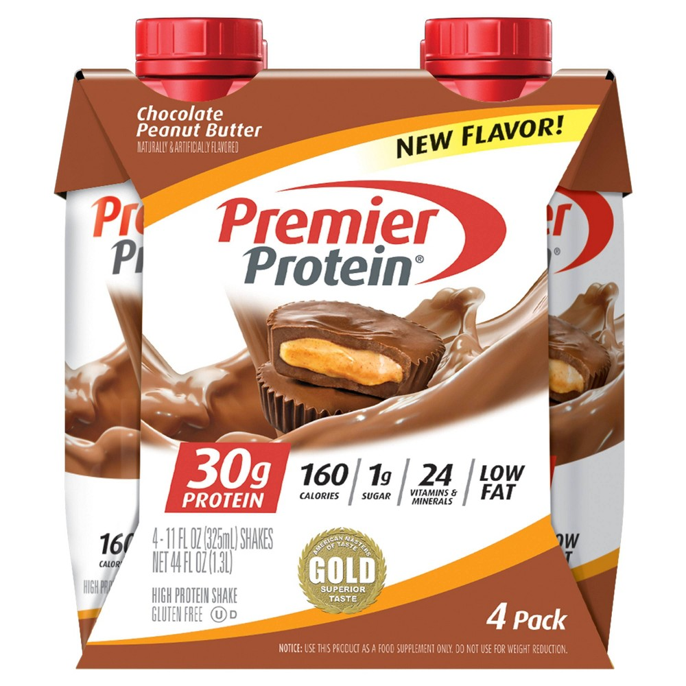 Premier Protein Nutritional Shake - Chocolate Peanut Butter - 11 Fl Oz/4pk