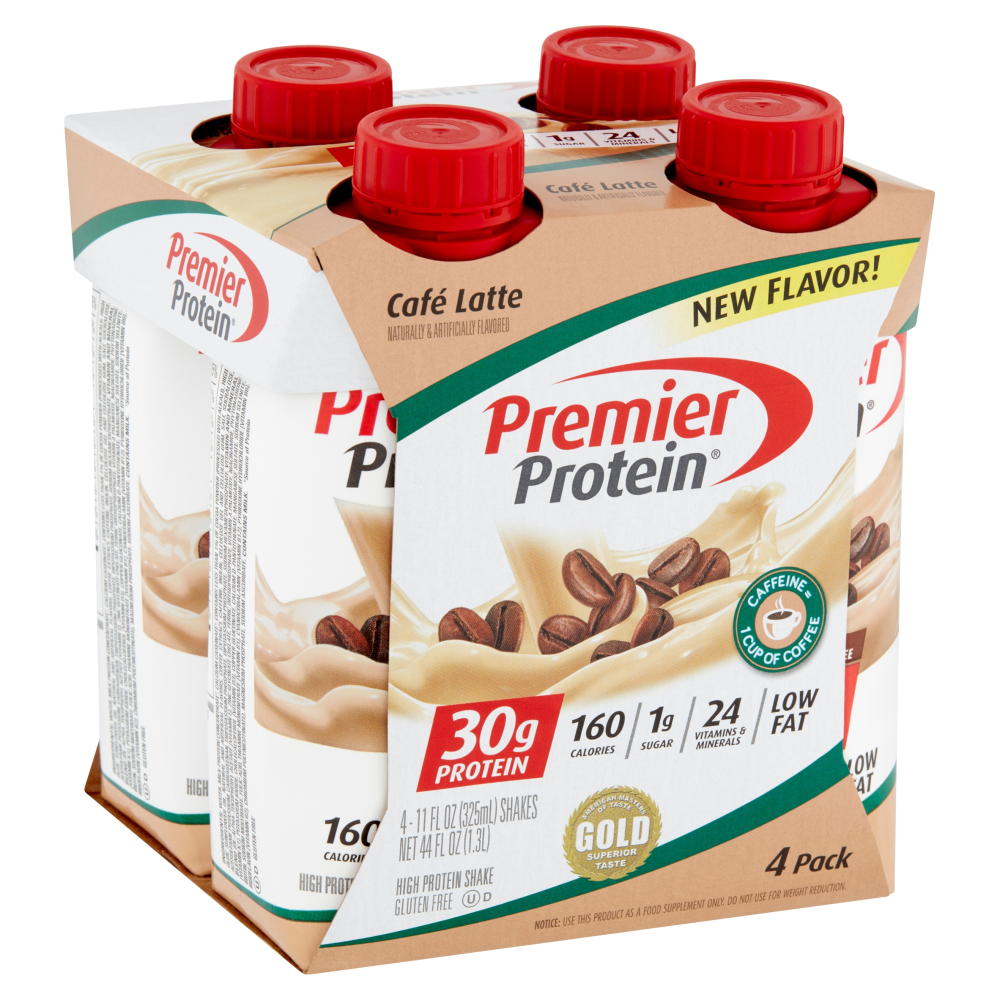 Premier Protein Nutritional Shake - Café Latte - 11 Fl Oz/4pk