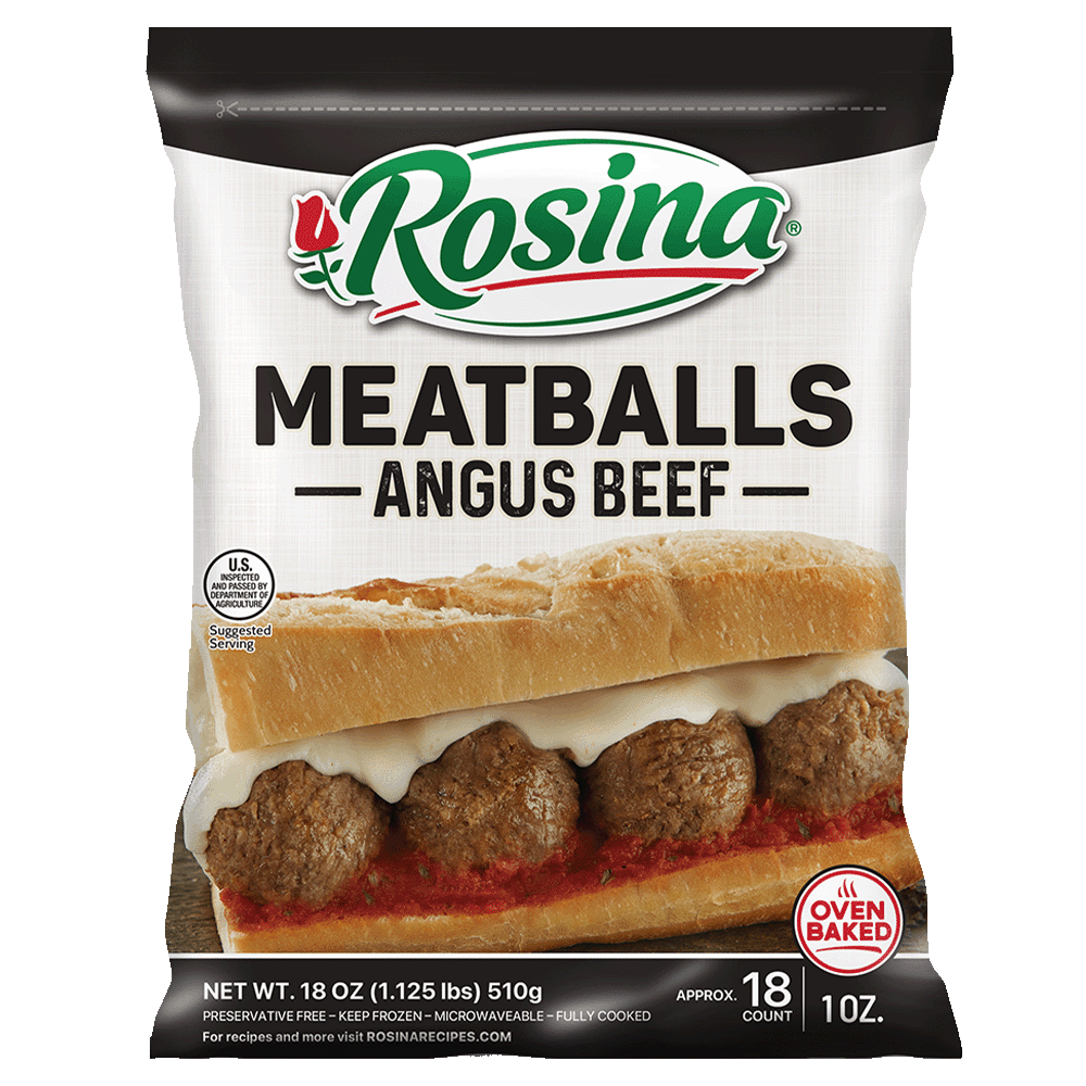 Rosina Angus Beef Meatballs 18 Oz