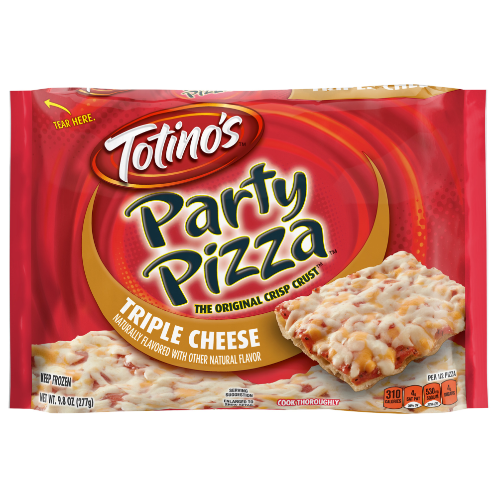 Totino's Party Pizza Triple Cheese 9.8 Oz