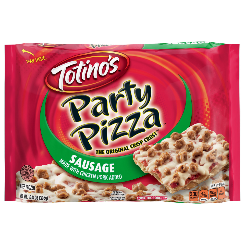 Totino's Sausage Party Pizza 10.8 Oz
