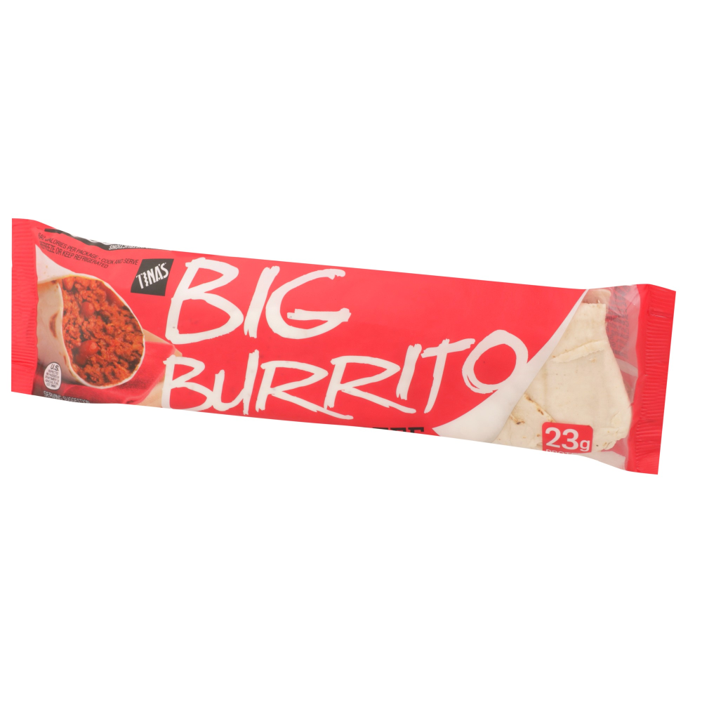 Tina's Big Burrito Red Hot Beef 9 Oz