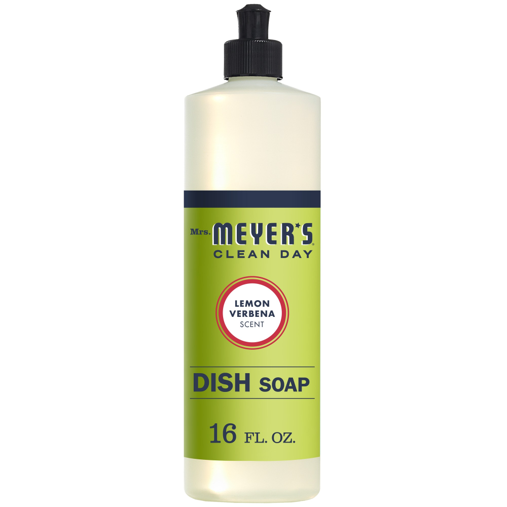 Mrs. Meyer's Clean Day Liquid Dish Soap Lemon Verbena Liquid, 16 Oz