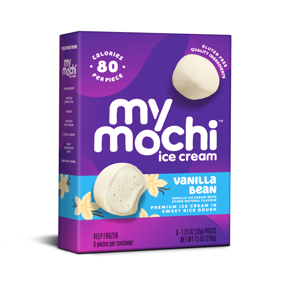 My Mochi Ice Cream Vanilla Bean 6-1.25 Oz Pieces