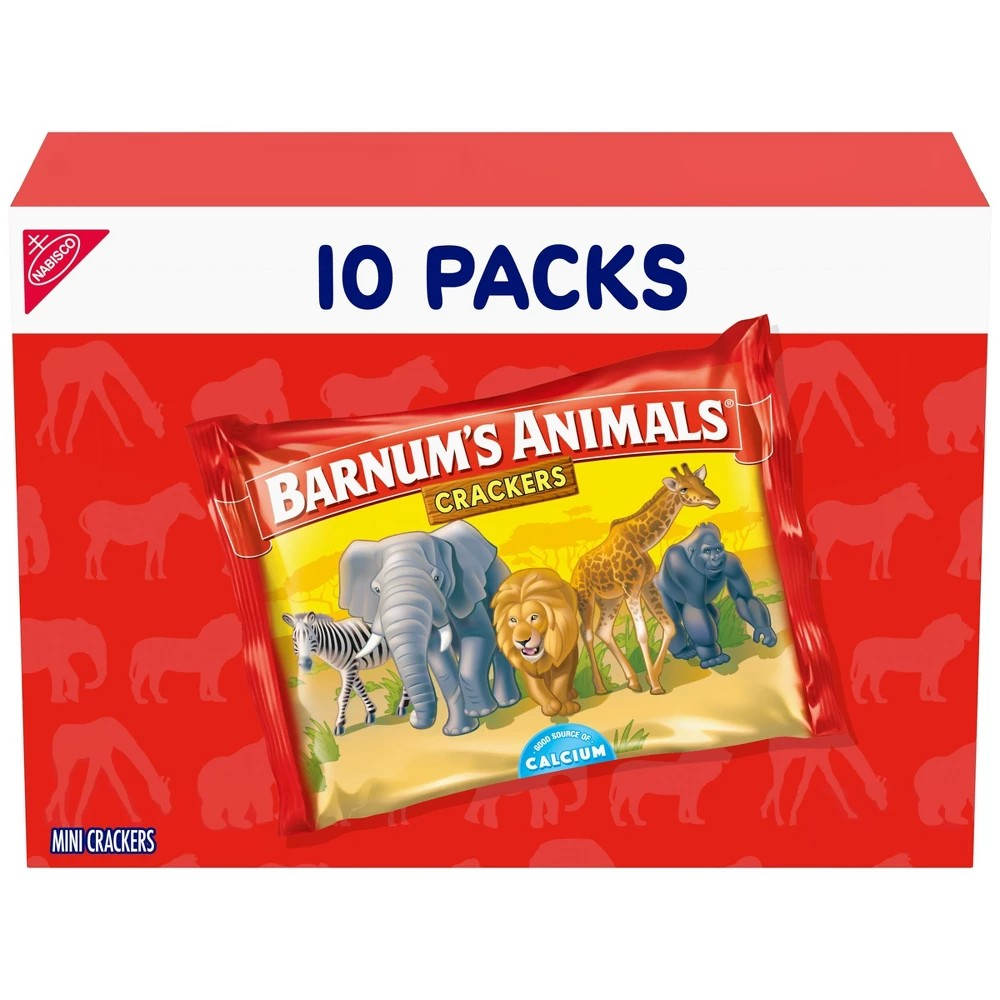 Barnum's Animals Crackers Multipack Cookies 10-1 Oz Packages