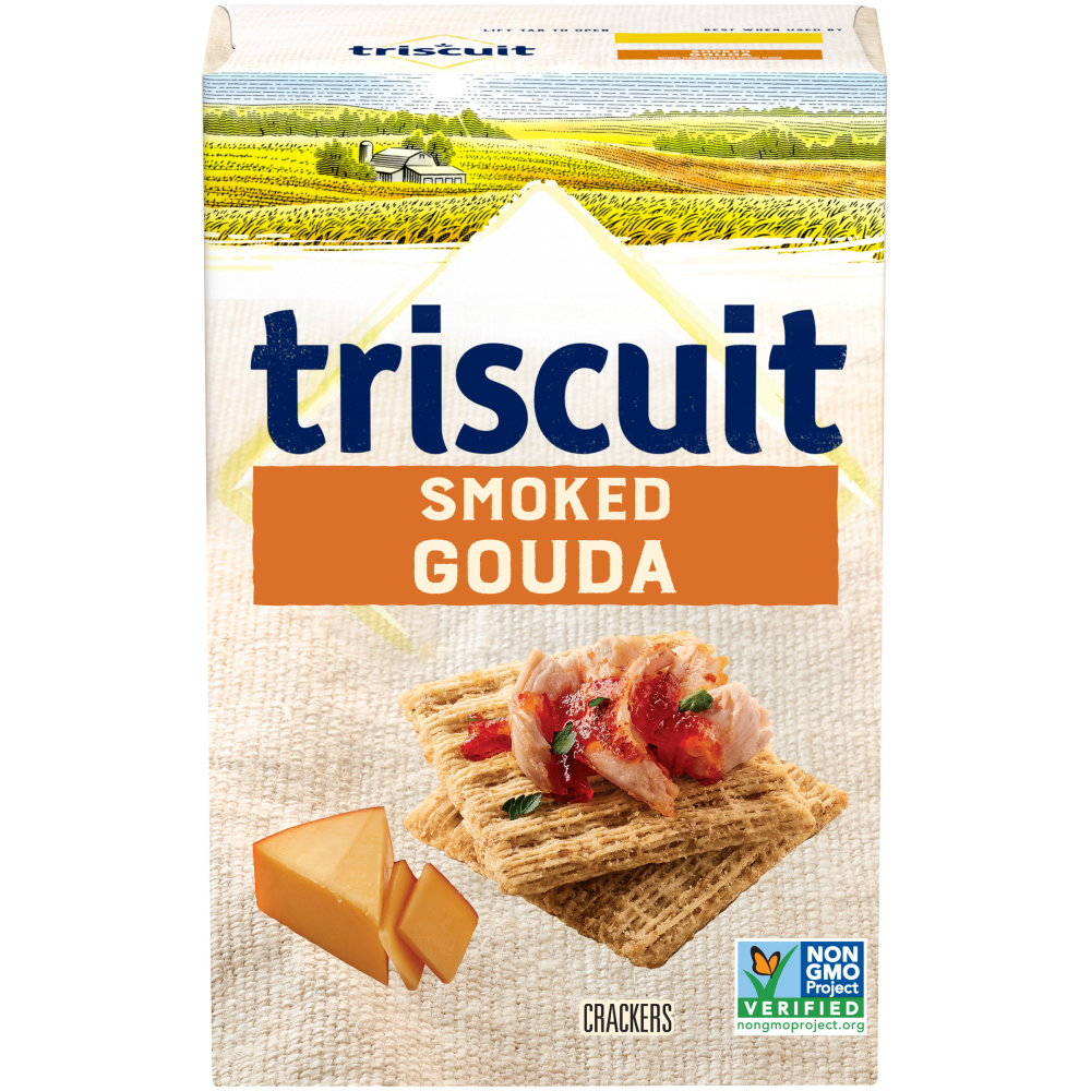 Triscuit Smoked Gouda Whole Grain Wheat Crackers, 8.5 Oz