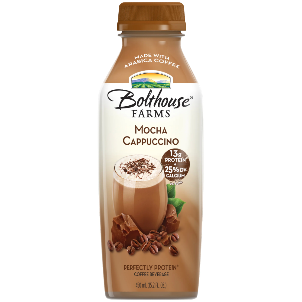 Bolthouse Farms Mocha Cappuccino Protein Coffee Drink, 15.2 Oz Fl Bottle