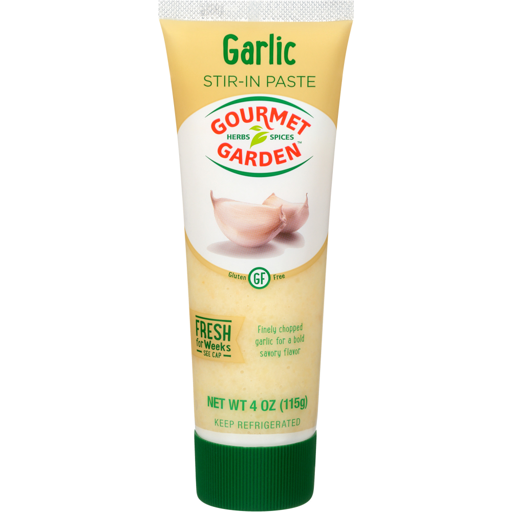 Gourmet Garden Gluten Free Garlic Stir-in Paste, 4 Oz Tube