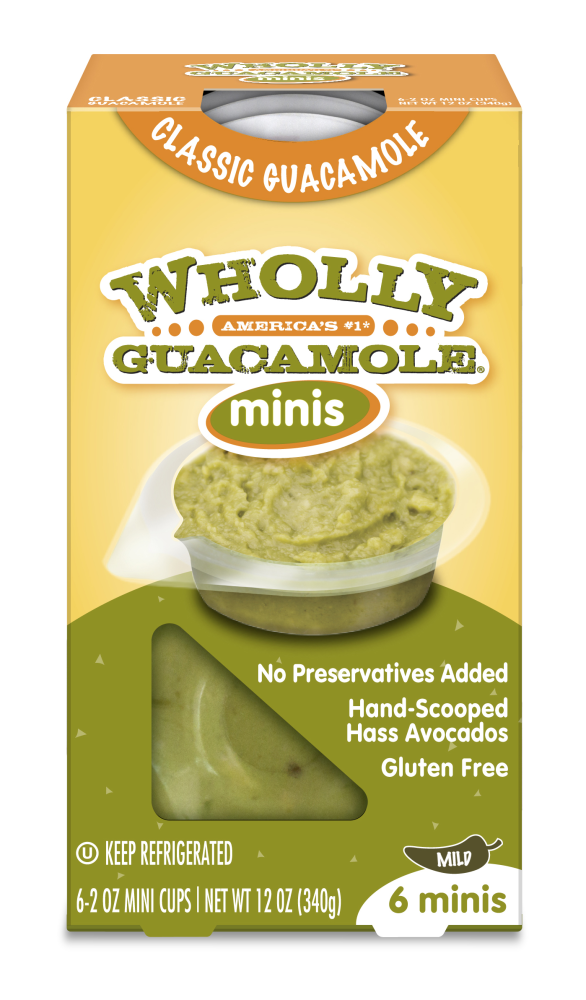 WHOLLY Guacamole Classic Minis, 6 2 Oz Cups