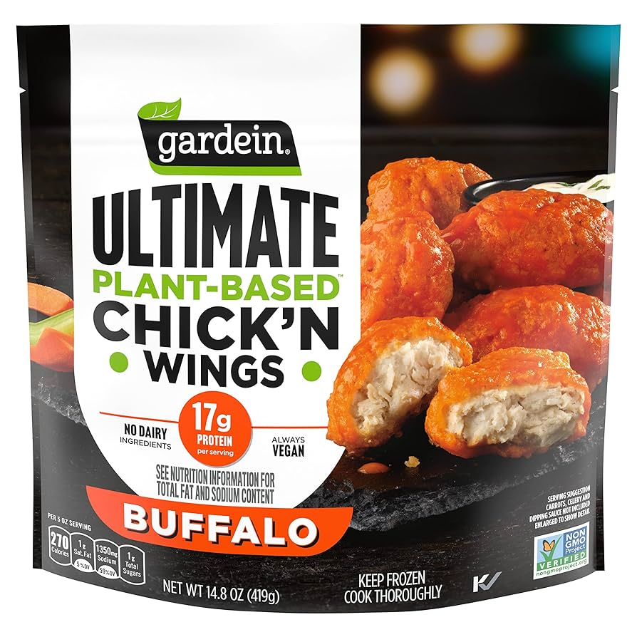 Gardein Ultimate Vegan Chicken Wings Buffalo 14.8 Oz