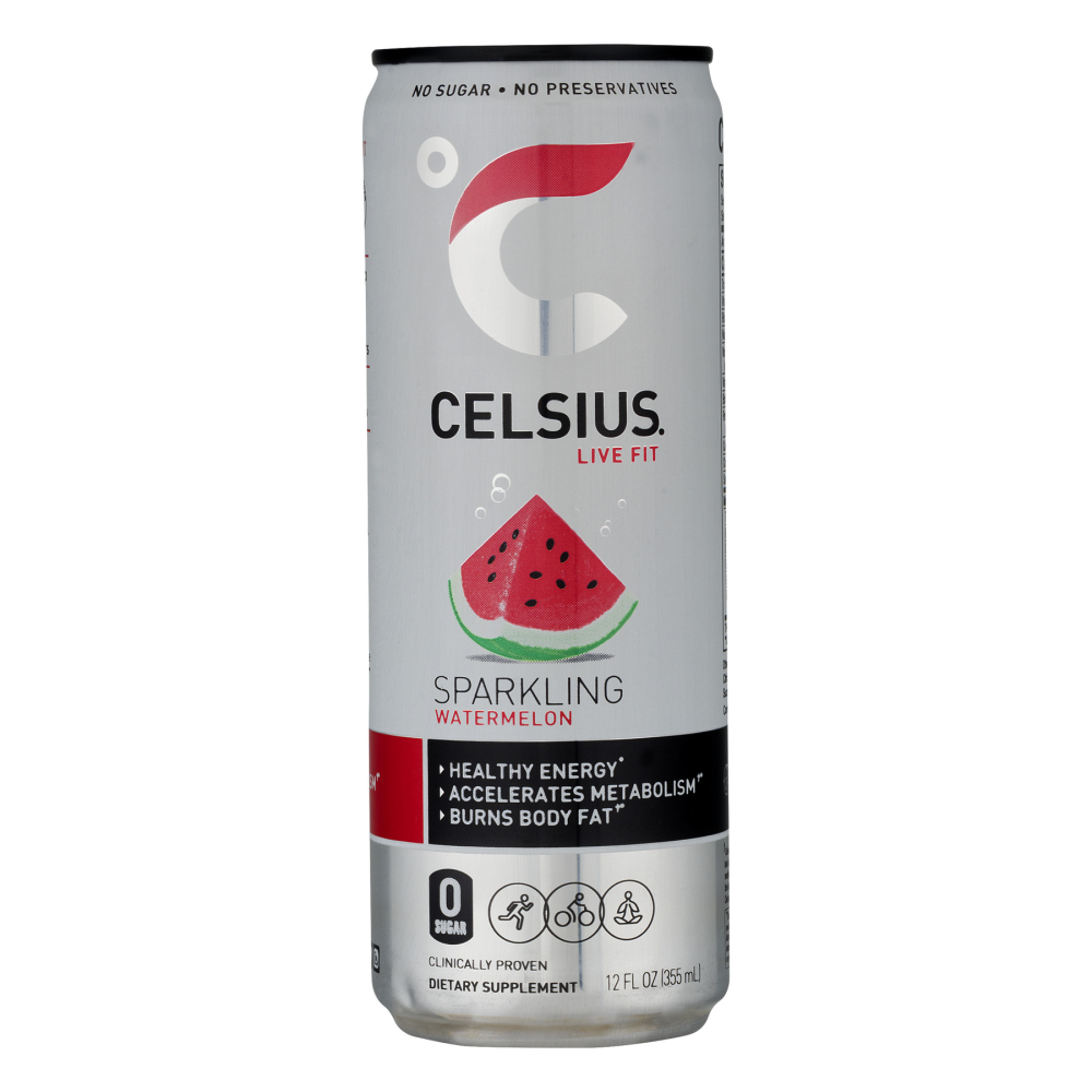 Celsius Live Fit Sparkling Watermelon Energy Drink 12 Fl OZ
