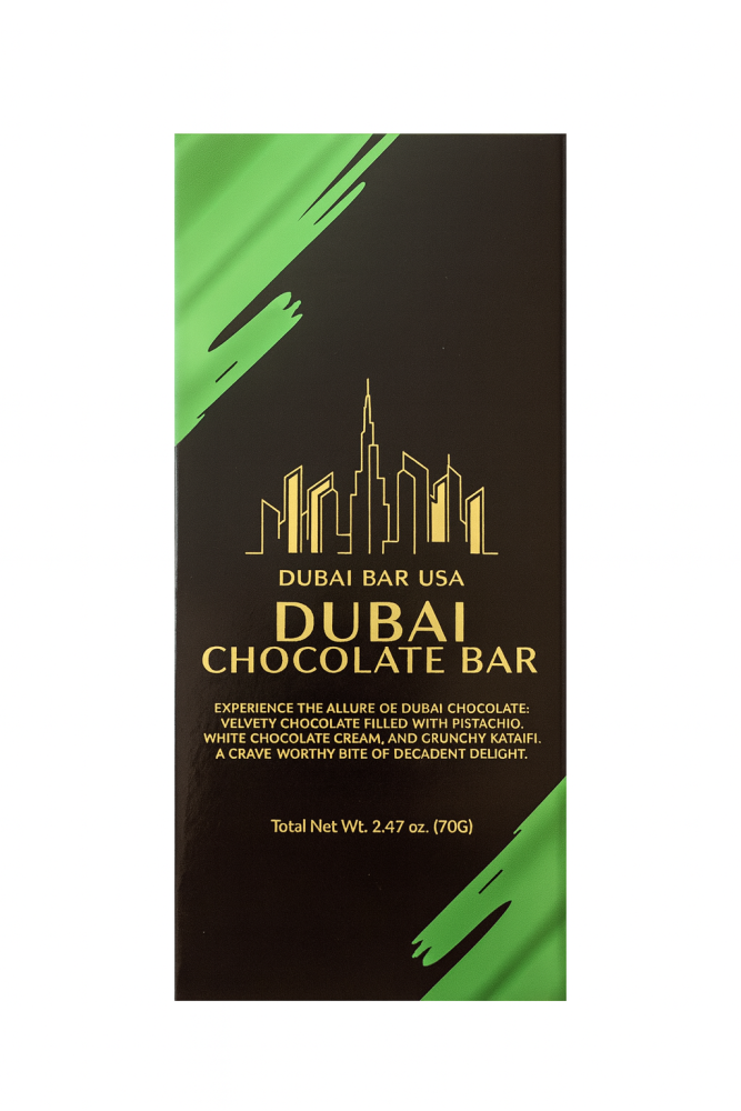 Dubai Chocolate Bar 2.47 Oz