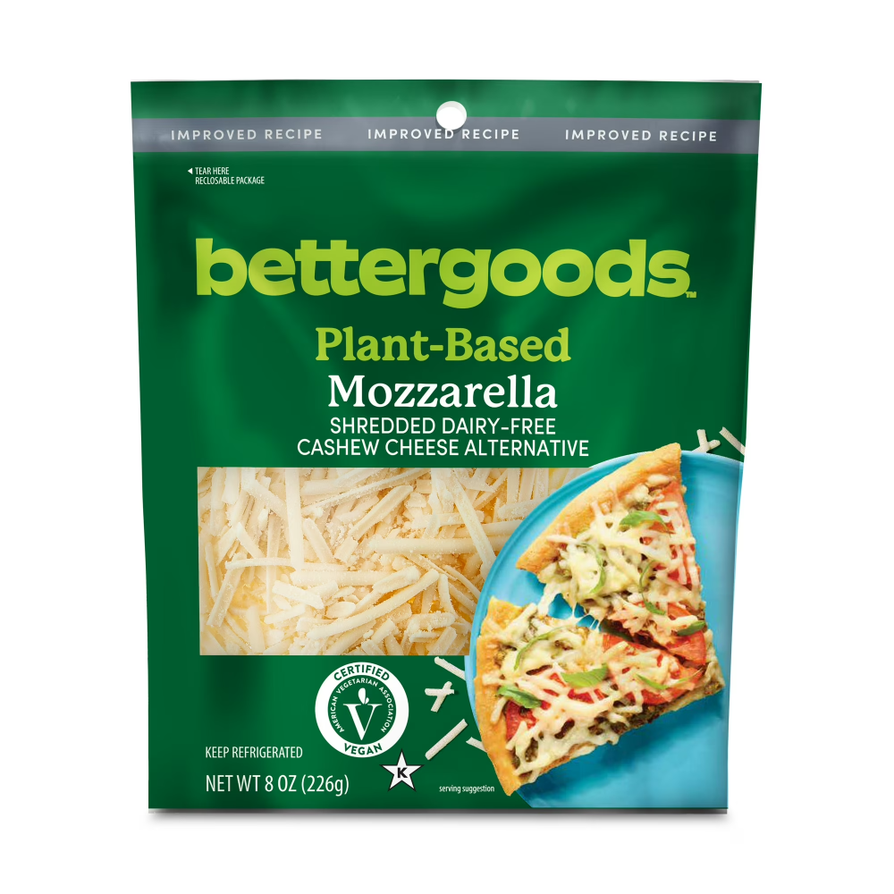 Bettergoods Plant-based Shredded Mozzarella Cheese Alternative