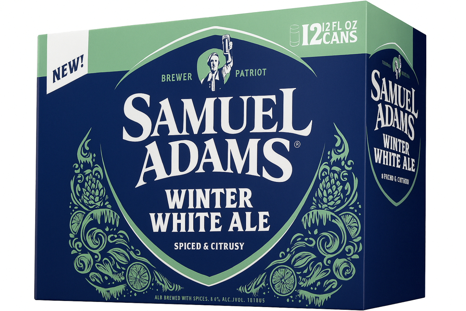 Samuel Adams Winter White Ale 12oz 12pk Cans