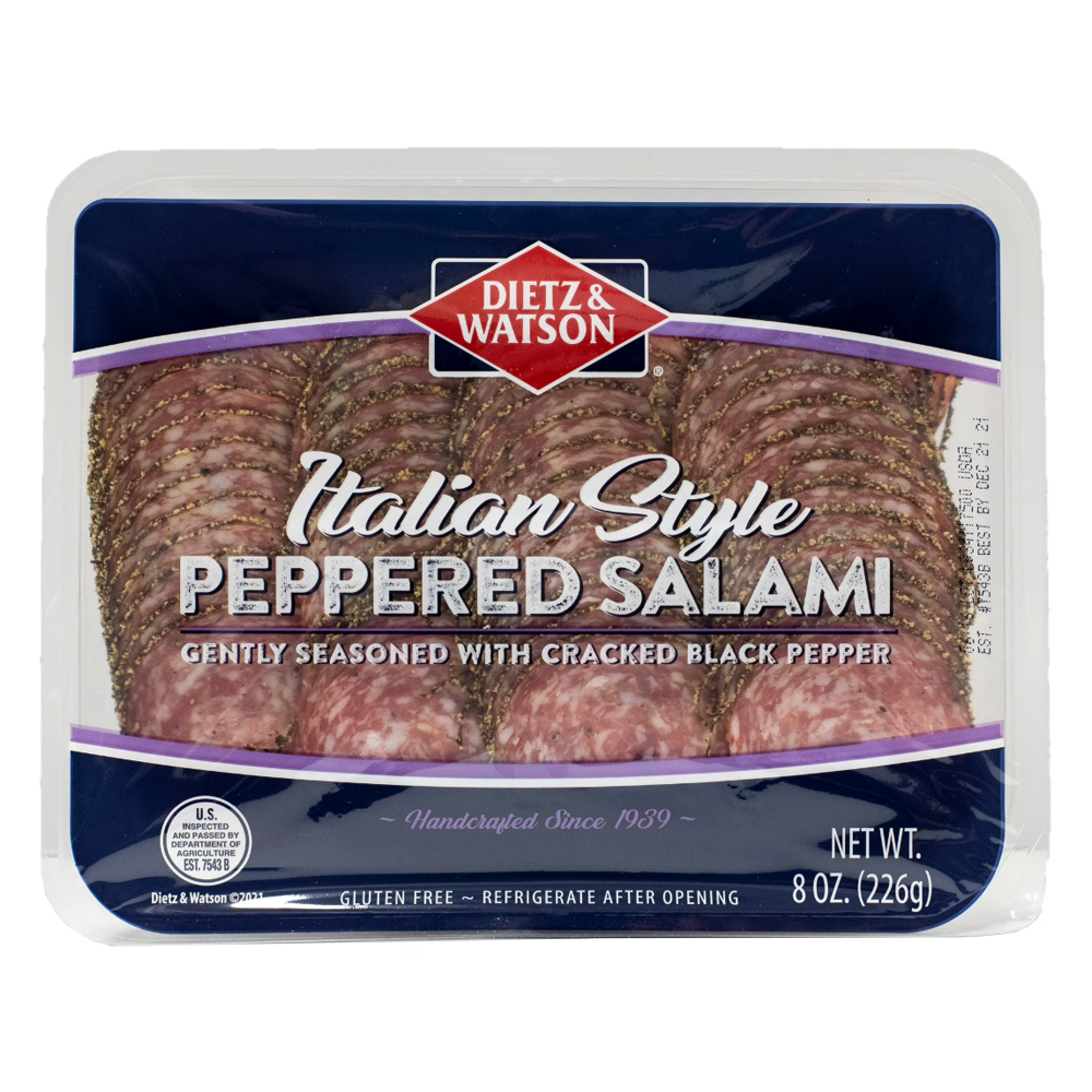 Italian Style Peppered Salami - 8oz