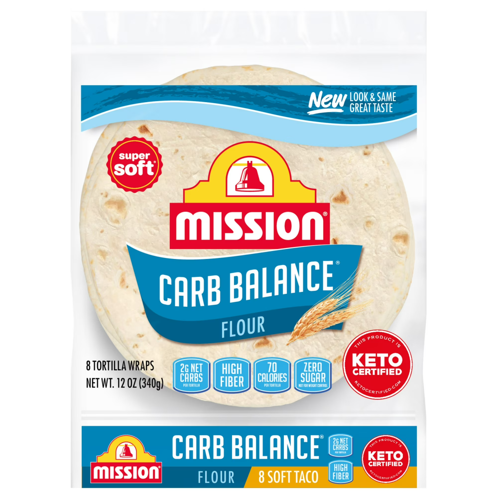 Mission Carb Balance Taco Size Soft Flour Tortillas 8ct