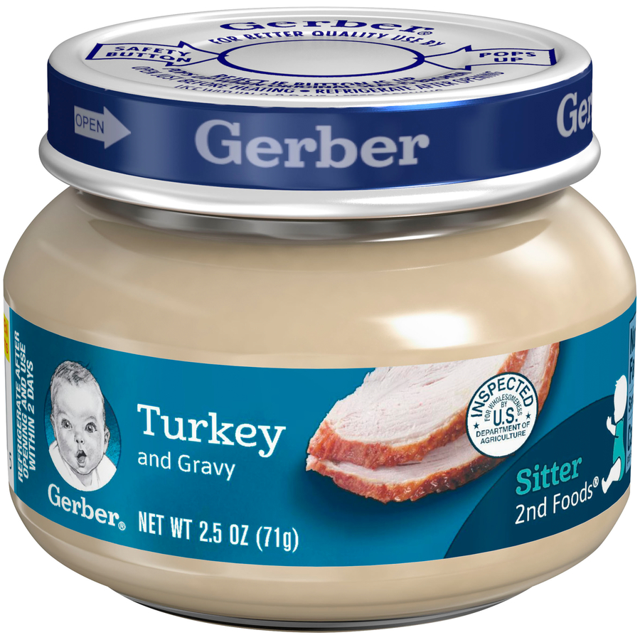 Gerber 2nd Foods, Turkey and Gravy 2.5 oz