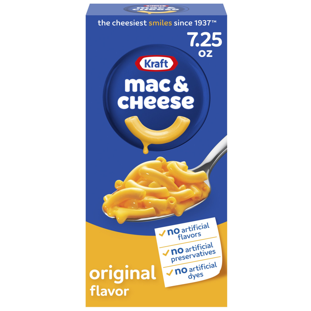 Kraft Macaroni & Cheese Dinner Original 7.25oz Box