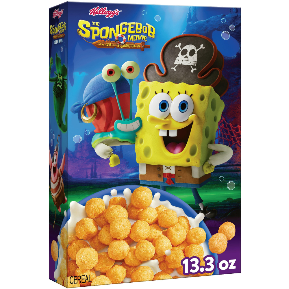 Kellogg's SpongeBob Breakfast Cereal, 13.3oz