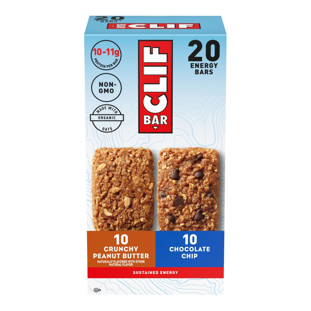Clif Bar Variety Pack, 20 Count