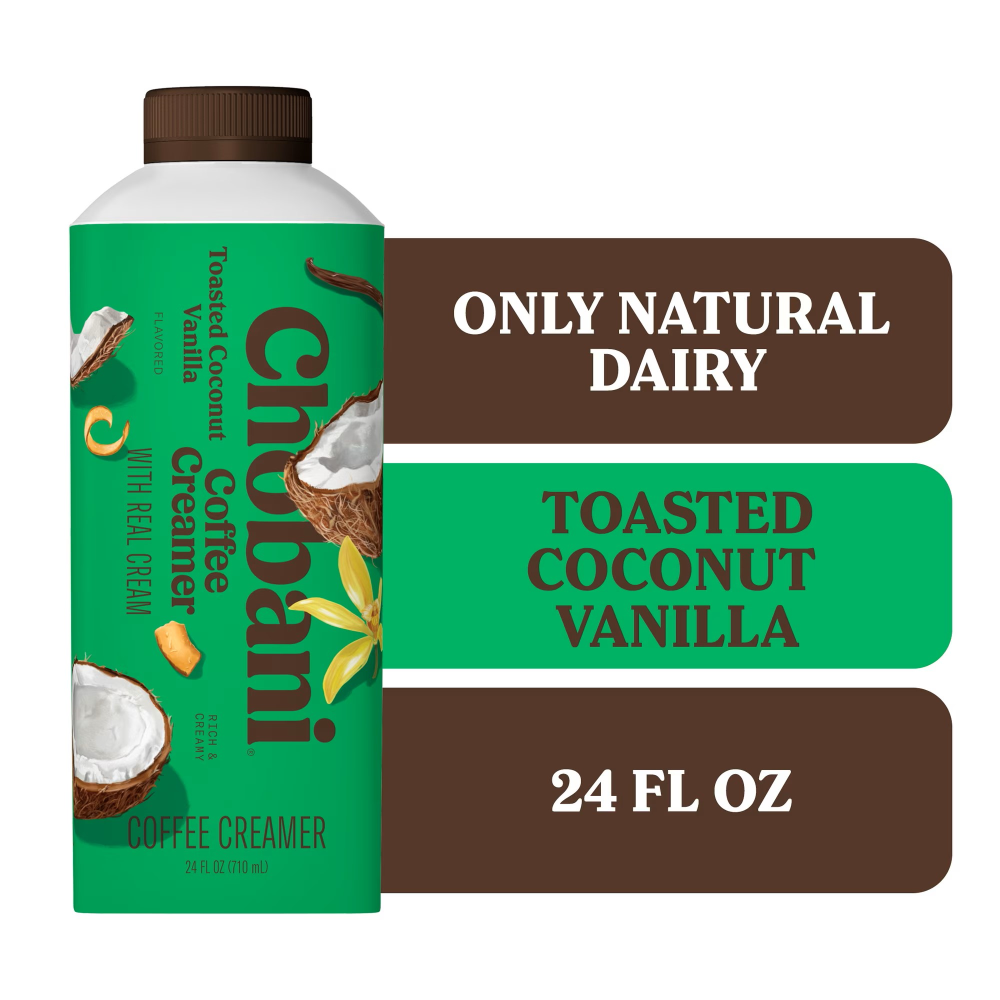 Chobani Dairy Coffee Creamer Toasted Coconut Vanilla 24 fl oz