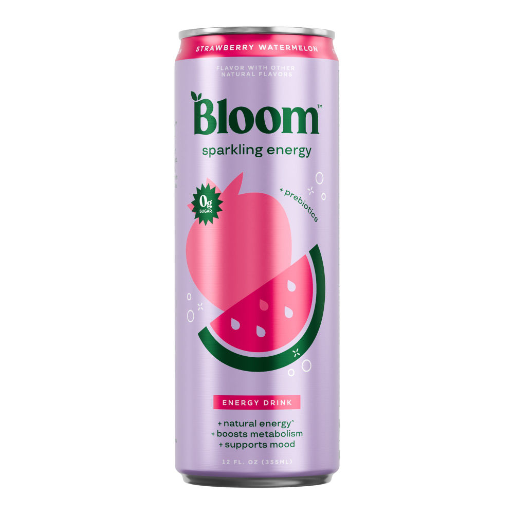 Bloom Energy Drink Strawberry Watermelon - 12.0 fl oz