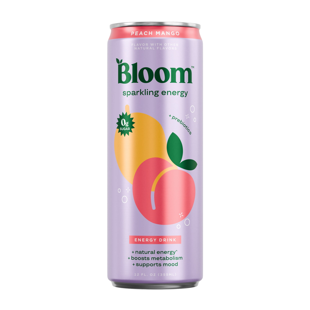 Bloom Energy Drink Peach Mango - 12.0 fl oz