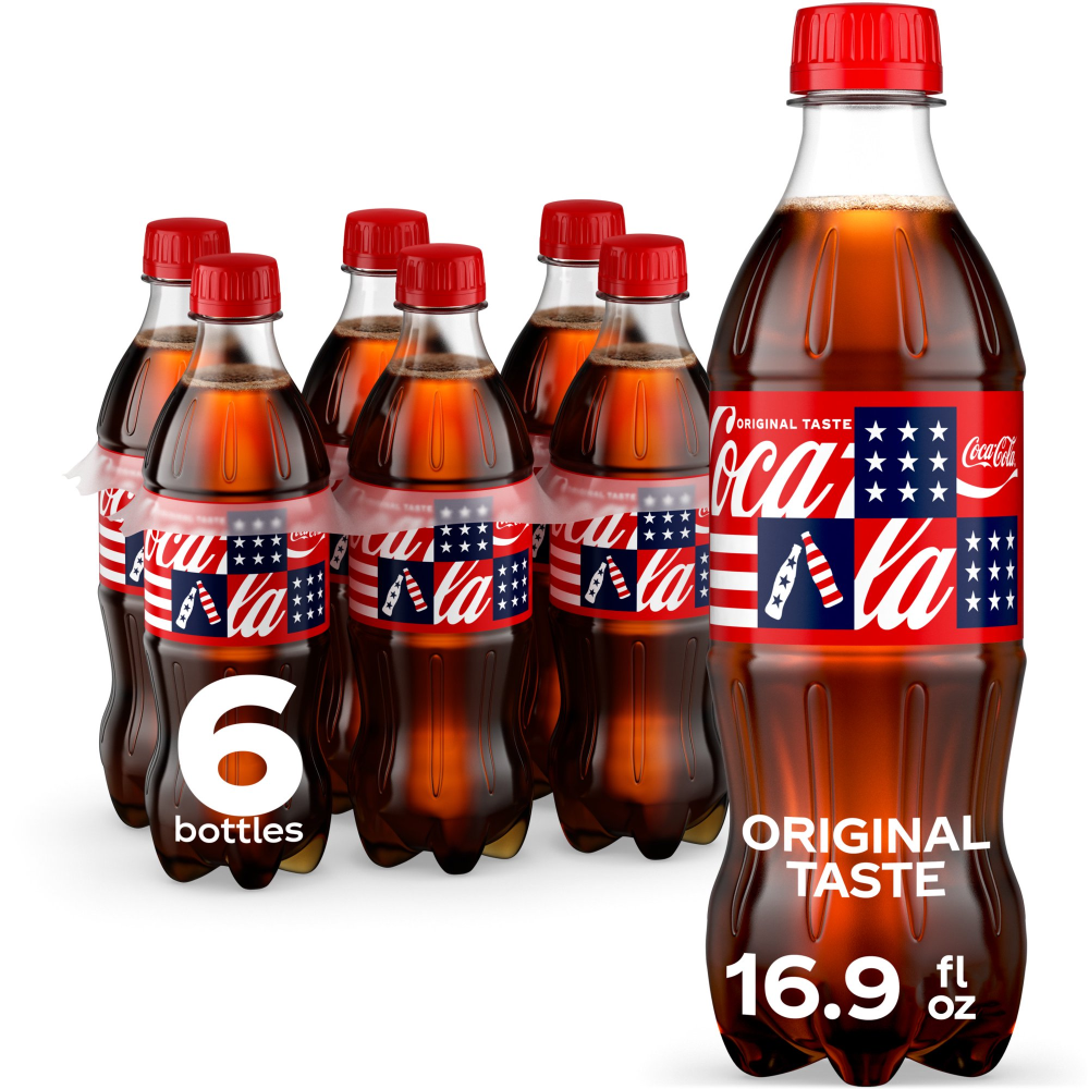 Coke Classic 6 Pack of 16.9oz Bottles