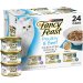 Fancy Feast 3 Flavor Variety Pack Marinated Morsels 24CT of 3oz Cans 72oz PKG