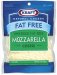 Kraft Fat Free Shredded Mozzarella Cheese 7oz PKG