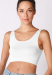 MARCE CROP WHITE *SIZE SMALL*