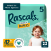Rascal + Friends Premium Diapers, Size 5, 22 Count, 28-39 Lbs